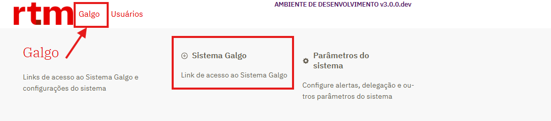 Menu Galgo