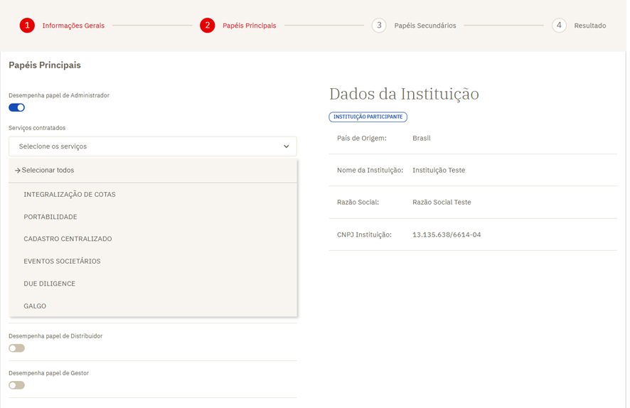 Serviços Contratados
